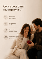 Porte-clé Gravé Coeur - Illustration Fait Main