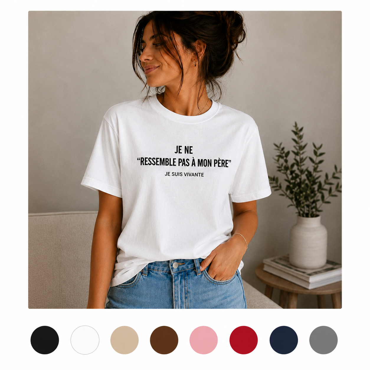 T-shirt Texte Personnalisé