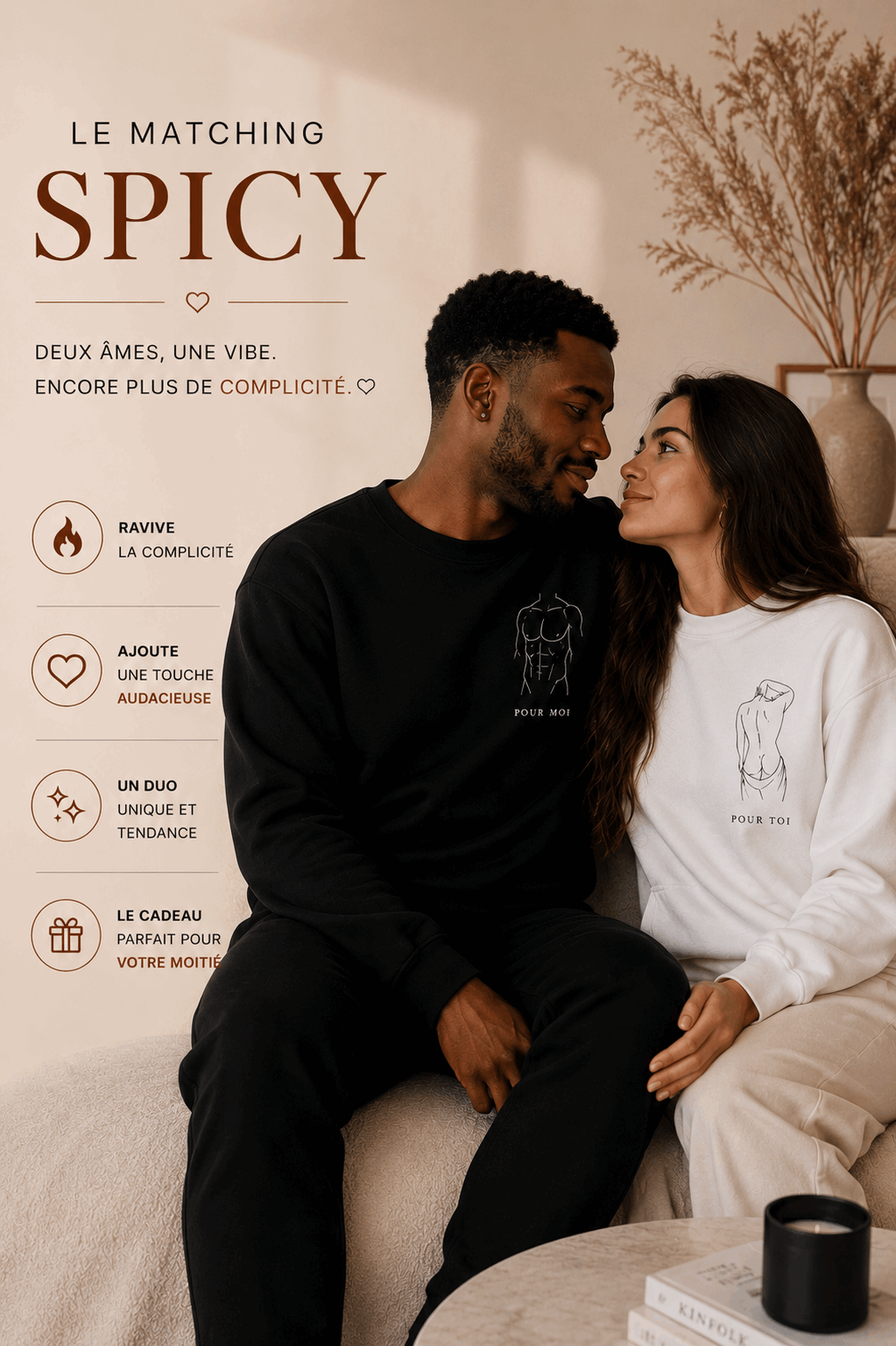 Sweat personnalisé - Illustration Fait Main
