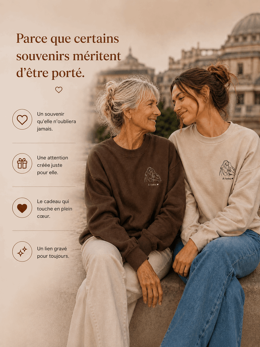 Sweat personnalisé - Illustration Fait Main