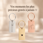Porte-clé Gravé - Illustration Fait main