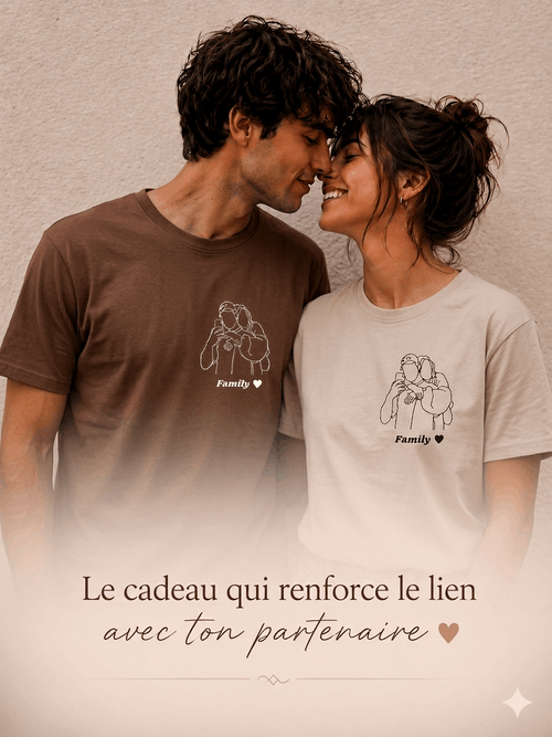 T-shirt personnalisé - Illustration Fait Main